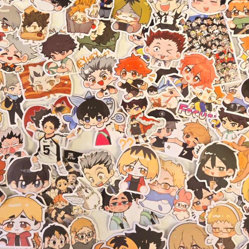 🍒🍒 Anime Haikyuu!! Characters Stickers